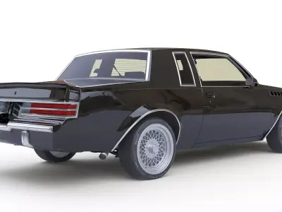 1987 Buick Regal GNX 3D model