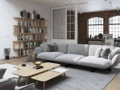  Workshop Apartment in London Cinema 4D and Octane Render 