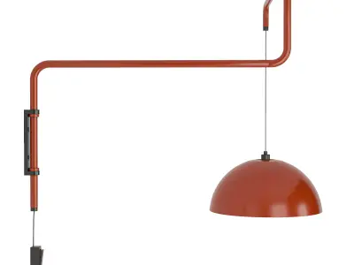 Plug-in wall light Low-poly 3D model