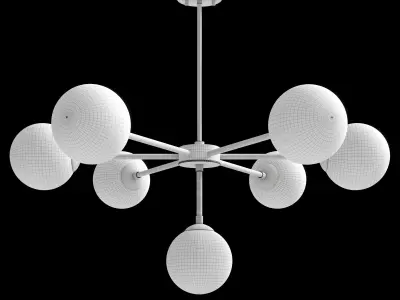 Loft Industry Modern - Plane Chandelier 3D model