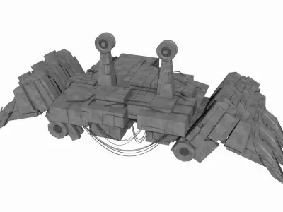 Sci fi Creatures Crab SA-1 - Low Poly Low-poly 3D model