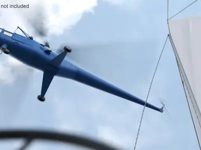  Civilian Multirole Helicopter Blue 