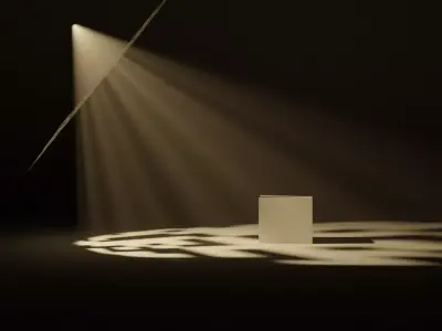 Easy GodRays Setup for Beginners Free low-poly 3D model