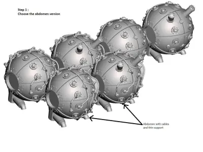 Dark Techno Sicaridus Assault Crawler 3D print model