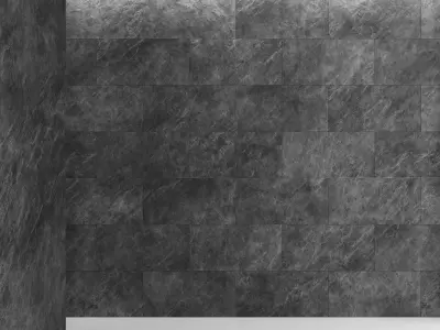 Black slate 3D model