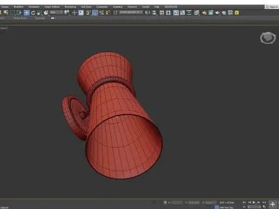 Clarkson Small Single Pivoting Sconce Light Low-poly 3D model