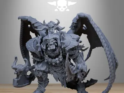 Corrupted Demon 3D print model