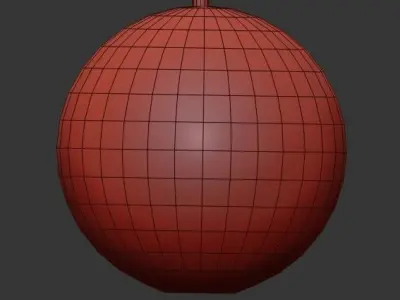 Lofter Wooden Sphere 3D model
