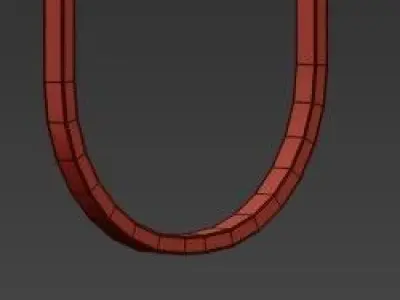 Untitled bookmark with dot in middle 3D model