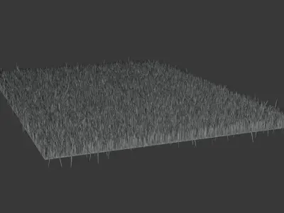 Grass Bed 3D MODEL 3D model