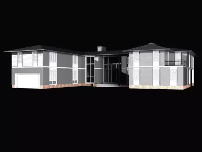 Single Family House 3D model