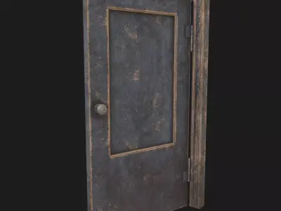 Old door 3D model