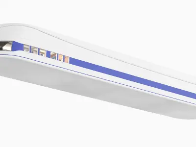  Passenger Gondola Cabin Hybrid Airship White with Interior 