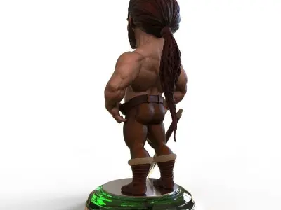 Piece Chess - The King 3D print model