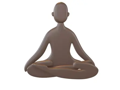 Chakra Icon v1 007 Low-poly 3D model