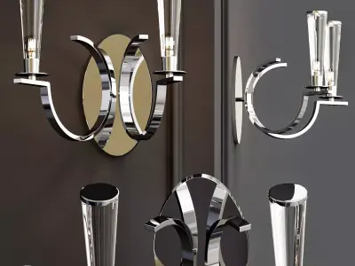 Cromo Wall Sconce 3D model