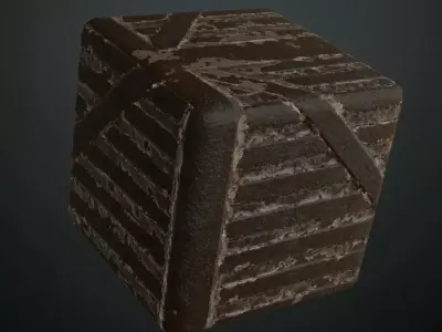 Full Rust Metal Corrugated PBR Seamless Texture