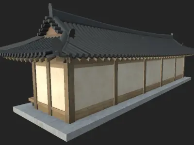 Korean Traditional House Hanok 3D model purchase