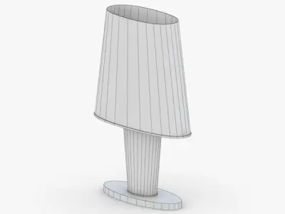 1374 - Table Lamp Low-poly 3D model