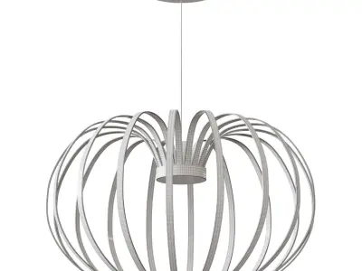  Kovacs Snow Sprite 33 Wide Integrated LED Chandelier 3D model