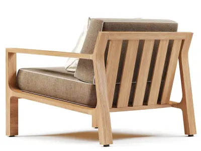 Rhodes Lounge Chair 3D model