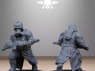 GrimGuard Shovel Trenches 3D print model