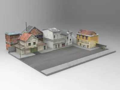 French Village 3D model