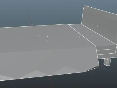 good bed Low-poly 3D model