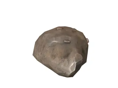 Iron Rock - Game Ready Low-poly 3D model