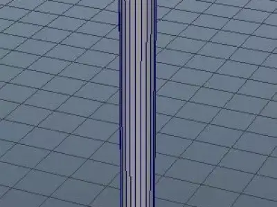 GamePropLowPolyLantern1Grey002 pedestal with base Low-poly 3D model