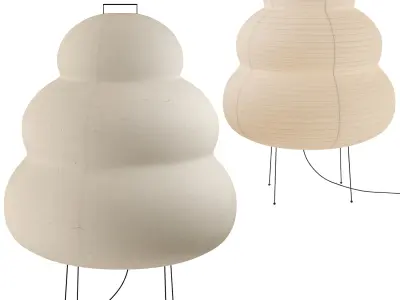 Vitra Akari 24N 3D model
