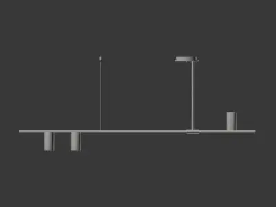 Tribes Linear Pendant 3D model