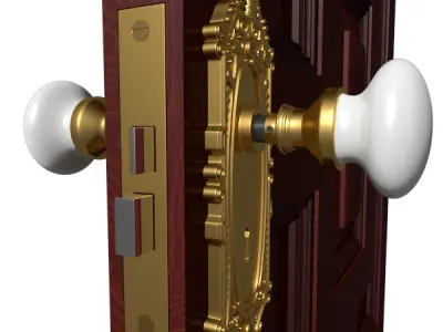 Door Knob Hardware 2 3D model