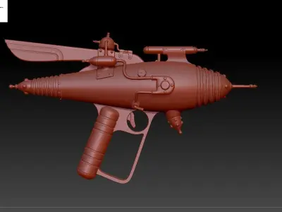 Retro Raygun For Print 3D print model
