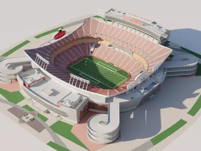 Arrowhead Stadium 3D model