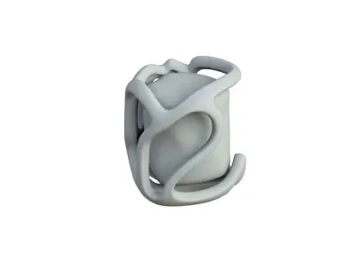 SciFi Shape Object Low Poly Low-poly 3D model 23