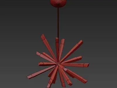 Starburst Pendant 3D model