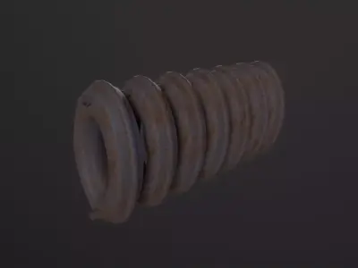 Old heating radiator 3D Model Low-poly 3D model
