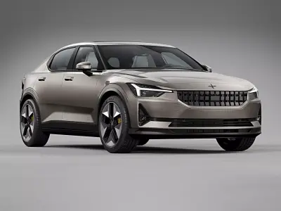 2023 Polestar 2 3D model