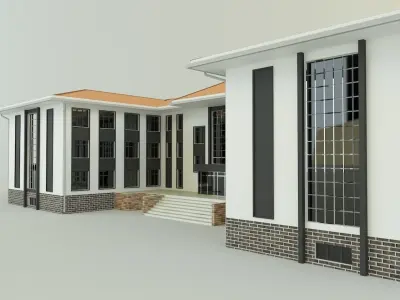 model school 13 3D model