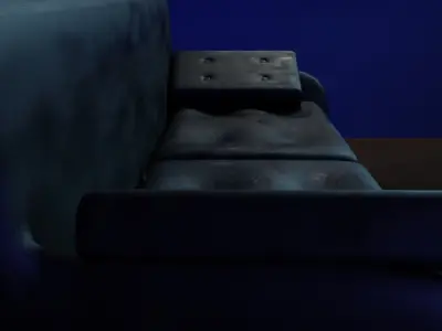 Gamer room project blender 3D model