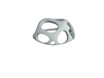 SciFi Cube Object No 57342 Low Poly Shape Low-poly 3D model