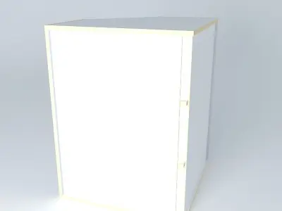 WC1D cabinet Free 3D model