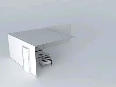 Relaxation lounge Free 3D model