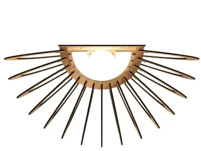 WALL LIGHT STL AND DXF FILES 3 3D print model