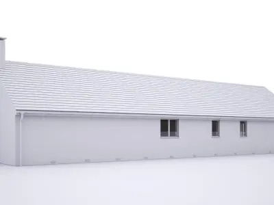 British House Barton Road 2 3D model