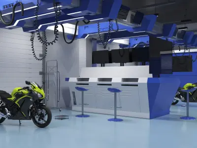  Motorsport Workshop and Lightweight Motorcycle 