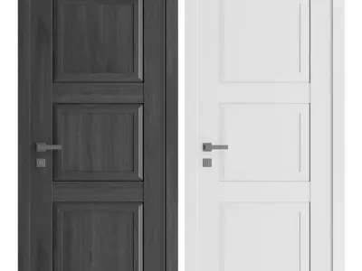 Interior doors ATLANTIC A001 3D model
