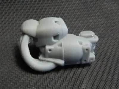 CHIBI-TECH SD - UNDERSLUNG-ENERGY-PLASMA ARM        3D print model