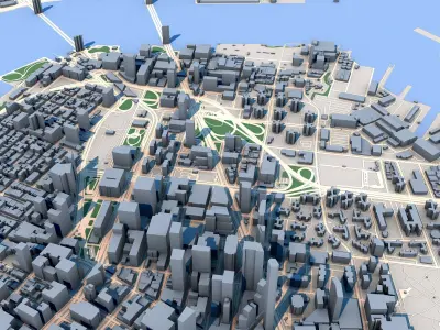 New York City USA 3D model